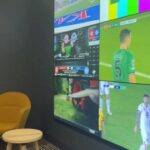 Julie Stewart-Binks Instagram - SCORELINE Saturday on @cbssportsgolazo with @joypaulian - loved talking soccer with the Scotsman! 🏴󠁧󠁢󠁳󠁣󠁴󠁿⚽️ Non-stop action with an awesome crew 🙌 📸 @kimiasbucketlist #cbssports #cbssportsgolazo #scotland #brawbrichtmoonlichtnichtthenicht #soccer #1991 #chelseawonifwesay CBS Sports Master Control