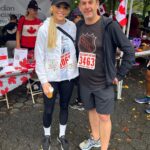 Julie Stewart-Binks Instagram - Thank you to everyone who supported the @terryfoxfoundation benefitting @memorialsloankettering cancer research. Such an inspiring and important fundraiser started by Terry Fox, a Canadian Hero. For some of my followers that might not know, after being diagnosed with cancer and having leg amputated, Terry wanted to raise cancer awareness and ran 26 miles a day in his “Marathon of Hope” across Canada. He started in Newfoundland, and my mom actually interviewed him in London, Ontario. Sadly, he never made it past Thunder Bay, as the cancer had spread to his lungs. But every year, we carry on his legacy in hopes of helping others, exactly what his mission was. 💕 “Even if I don't finish, we need others to continue. It's got to keep going without me.” - Terry Fox Thanks to @canadanyc for always putting on such an incredible event - look how many Canadians there are in NYC! 🇨🇦💪 #terryfox #terryfoxrun #terryfoxfoundation #cancersucks Central Park