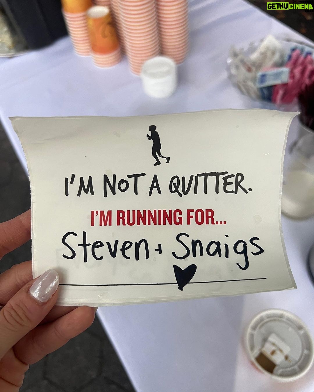 Julie Stewart-Binks Instagram - Thank you to everyone who supported the @terryfoxfoundation benefitting @memorialsloankettering cancer research. Such an inspiring and important fundraiser started by Terry Fox, a Canadian Hero. For some of my followers that might not know, after being diagnosed with cancer and having leg amputated, Terry wanted to raise cancer awareness and ran 26 miles a day in his “Marathon of Hope” across Canada. He started in Newfoundland, and my mom actually interviewed him in London, Ontario. Sadly, he never made it past Thunder Bay, as the cancer had spread to his lungs. But every year, we carry on his legacy in hopes of helping others, exactly what his mission was. 💕 “Even if I don't finish, we need others to continue. It's got to keep going without me.” - Terry Fox Thanks to @canadanyc for always putting on such an incredible event - look how many Canadians there are in NYC! 🇨🇦💪 #terryfox #terryfoxrun #terryfoxfoundation #cancersucks Central Park