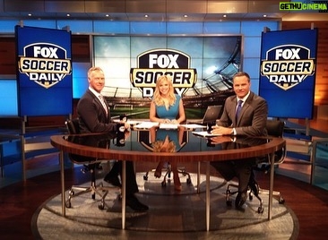 Julie Stewart-Binks Instagram - Can’t believe it’s been a DECADE since @fs1 launched. I love looking at these pictures because they bring me so much joy. I’m so grateful to have had this life-changing experience and to have met incredible people who are still my good friends. Launching this network was unlike anything I’ve ever experienced. People coming together from all over the continent, with different backgrounds, skills, all creating something together. I always liken it to us all going to sleepover camp. We were all new, and it was wonderful. I will cherish every second of it. Thanks @fs1 for changing my life. #FS1 #theoneforfun #foxsports #foxsoccerdaily 20th Century Fox Studio Lot