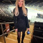 Julie Stewart-Binks Instagram - Once you realize you’re never going to give up is when the fun begins. 🖤 (ps. I spy Angel Numbers) #hockey #reporter #motivation #nevergiveup #theshowmustgoon Madison Square Garden
