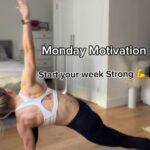 Julie Stewart-Binks Instagram - Even if you’ve indulged on the weekend (*cough* me *cough*) you can always start your week on the right foot moving your body 💪 it feels good physically and mentally (and you don’t need to wait to start on a “Monday”… every moment is another chance to make a good choice 👊) Glutes n’Core program by @bodybyjojo__ Threads from @lskd #workout #workoutmotivation #homeworkout #glutesworkout #coreworkout #starttoday #fitness #strongnotskinny