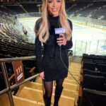 Julie Stewart-Binks Instagram - Once you realize you’re never going to give up is when the fun begins. 🖤 (ps. I spy Angel Numbers) #hockey #reporter #motivation #nevergiveup #theshowmustgoon Madison Square Garden