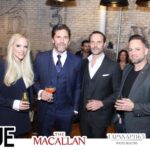 Julie Stewart-Binks Instagram - The King and I made sure to coordinate 👑👑 Thank you @theresa_tran for the invite 🙌🏒 #henriklundqvist #kinghenrik #nextchapter #newyorkrangers #nyr #macallans Manhattan, New York