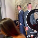 Julie Stewart-Binks Instagram - The King and I made sure to coordinate 👑👑 Thank you @theresa_tran for the invite 🙌🏒 #henriklundqvist #kinghenrik #nextchapter #newyorkrangers #nyr #macallans Manhattan, New York