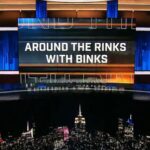 Julie Stewart-Binks Instagram - It’s been a great 20 hours of hockey. From the studio, to the rink, always grateful to do what I love. ❤️🏒🗽 #hockey #reporter #analyst #nhl #newyork #newyorkrangers #sny #rangers #aroundtherinkswithbinks #fullhouse Manhattan, New York