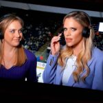Julie Stewart-Binks Instagram - What. A. Night. Words can’t describe what it was like to be a part of women’s hockey history with @pwhl_newyork vs. @pwhl_toronto. Seeing all the young girls with their signs and their team jerseys- I’d seen it all week on TV but to see the impact @thepwhlofficial is having first hand was truly remarkable. Congratulations to @pwhl_toronto on their first win, and @natspooner5 scoring their first ever team goal. I’m honored to have been on the broadcast for this game and for this movement. It was my first ever time as an in-game analyst (so glad to have an absolute pro @jamiehersch on the call with me who QB’d our broadcast despite losing her voice) … and while I have plenty to work on, I’ll never forget @pwhl_newyork HC Howie Draper and GM Pascal Daoust saying “just because you haven’t done something doesn’t mean you can’t do it… we’ve never done this either.” 🥹🗽 Thank you to @thepwhlofficial for allowing me to be a part of your history and I can’t wait to continue growing this league and elevating these incredible athletes. s/o to @argent (wanted to wear a female empowered brand) for making sure I had this purple suit 💜 📍Next home game is Wednesday Jan. 10 at @ubsarena versus @pwhl_montreal - come on out if you’re in the area or catch it on TV! #pwhl #pwhlnewyork #pwhltoronto #womenshockey #girlshockey #bebrave #gottastartsomewhere #landingtheplaneatjfk #beagoldfish Total Mortgage Arena
