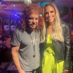 Julie Stewart-Binks Instagram – In my festive era 🎄🪩❄️

#decembertoremember #carrottop #vegas #pokerface #mariahcarey #madonna #vip #skating #christmaspartyszn #thecanuck #hockey #redtights #offair