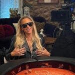 Julie Stewart-Binks Instagram – In my festive era 🎄🪩❄️

#decembertoremember #carrottop #vegas #pokerface #mariahcarey #madonna #vip #skating #christmaspartyszn #thecanuck #hockey #redtights #offair