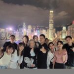 Julie Tan Instagram - Looking back at this photo, I remembered how I felt... I took a moment for myself, drew in a deep breath, and mumbled under my breath about how beautiful that night was. It was awesome to be there, enjoying the night with great company, whom I consider my family. @lnxglobal_official #hellohongkong #discoverhongkong Harbour City,hongkong