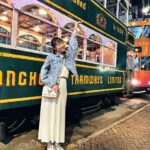 Julie Tan Instagram - Indulge in the magic of Hong Kong's city lights as you hop aboard the Party Tram after a day of shopping! @hktramparty @hktramways #hktramparty #香港电车 #discoverhongkong #hellohongkong