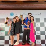 Julie Tan Instagram - Revving up the F1 weekend with a champagne brunch at @lavosingapore ❣️Fast cars, great company, and bubbles? Now that's what I call a winning formula! LAVO Singapore