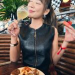 Julie Tan Instagram - Revving up the F1 weekend with a champagne brunch at @lavosingapore ❣️Fast cars, great company, and bubbles? Now that's what I call a winning formula! LAVO Singapore