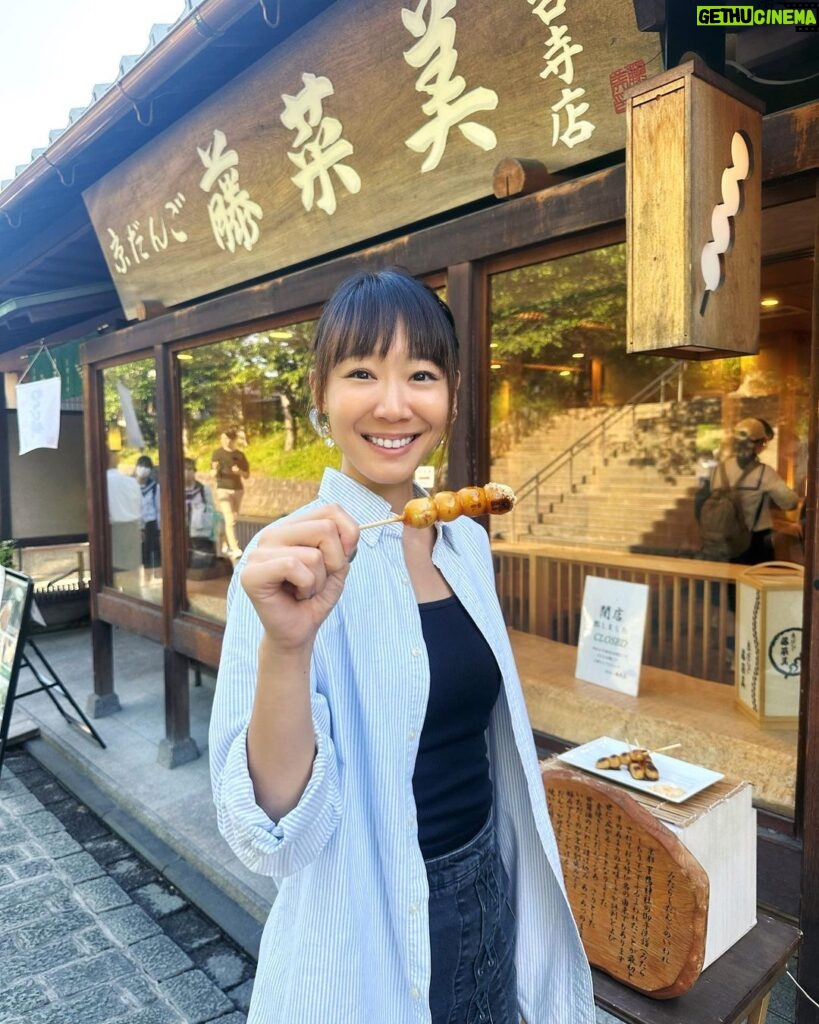 Julie Tan Instagram - Savoring every bite of Kyoto's sweetest treat 🍡👀 #MochiMadness #KyotoEats Kyoto, Japan