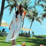 Julie Tan Instagram – Feeling grounded and connected to nature 🌿☀️ 

Yet still connected to civilization at the same time @changirecommends 😂 #ChangiWiFi Da Nang, Vietnam