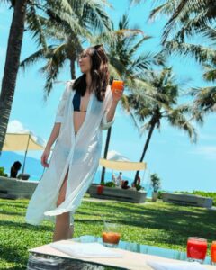 Julie Tan Instagram - Feeling grounded and connected to nature 🌿☀️ Yet still connected to civilization at the same time @changirecommends 😂 #ChangiWiFi Da Nang, Vietnam