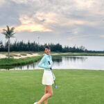 Julie Tan Instagram – Swinging into the weekend ⛳️🏌️‍♀️ Had an amazing time in Danang playing golf, thanks to @taylormadegolf  @taylormadegolfsingapore for the perfect clubs to help me dominate the course! Also huge kudos to my golf coach @lipgolf for training me the past months!  Stay tuned and look out for my golf reels! ☺️ 🙌 #GolfLife #TaylorMadeGolf #DanangGolf #WeekendVibes Da Nang, Vietnam