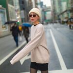Julie Tan Instagram - 在生命中最大的相遇、最好的时光里、终于我和自己、见字如晤、久见如故、和好如初。 Outfit from: @onitsukatigersg 😎: @gentlemonster 📸: @ted__charles Ginza Tokyo