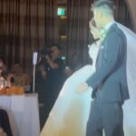 Julie Tan Instagram - First wedding of 2024! Congratulations @charmainexhui and Shane! Had a new experience at “trying to get” the bride’s bouquet, except that we don’t have to snatch it! We leave it to the hands of the bride 💗 Wishing you both a blissful marriage! The Fullerton Bay Hotel Singapore