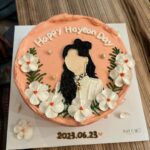 Jung Ho-yeon Instagram – ♥️♥️♥️♥️♥️ Special thanks to my fans for the support!! The cake was super delicious ♥️♥️♥️♥️♥️