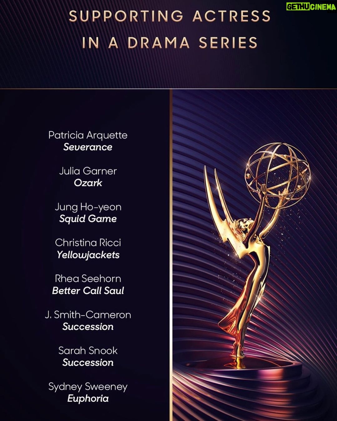 Jung Ho-yeon Instagram - 오징어게임 매직 🌟 감사합니다 ♥️ Thank you so much @televisionacad and the voters ♥️🙌🏼 A happy day 🥹