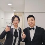Jung Ho-young Instagram - 2023년도 kbs연예대상 다녀왔습니다 신인상 정지선셰프 아이콘상 추성훈형 예능인상 김숙누나 전현무 그리고 김병현 히밥 다들 너무너무 축하하고 고생많이하셨습니다 ^^ 자고 일어나니 저는 제주도입니다 ㅋㅋ #카덴 #정호영셰프 #kbs연예대상 #사장님귀는당나귀귀 교래리