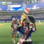 Jurina Matsui Instagram - スポーツが熱い夏🔥 特に今日のドラゴンズを生で観れた方は羨ましいなぁ💙 思い出のバンテリンドーム また行きたいな⚾️✨ いつか始球式リベンジしたい🥹🙏 #ドラゴンズ #dragons #どらほー #バンテリンドーム #バンテリンドームナゴヤ #野球 #野球観戦 #野球女子 #始球式 #プロ野球 #baseball #甲子園 #高校野球 #プロレス #サッカー