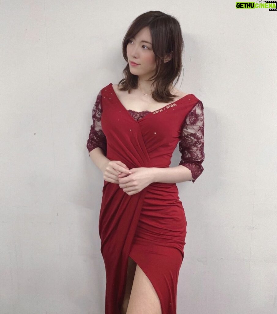 Jurina Matsui Instagram - 💋❤️ #赤珠理奈 #ドレス #赤 #スリット #レース #dress #red #ootd #photooftheday #👠 #❤️