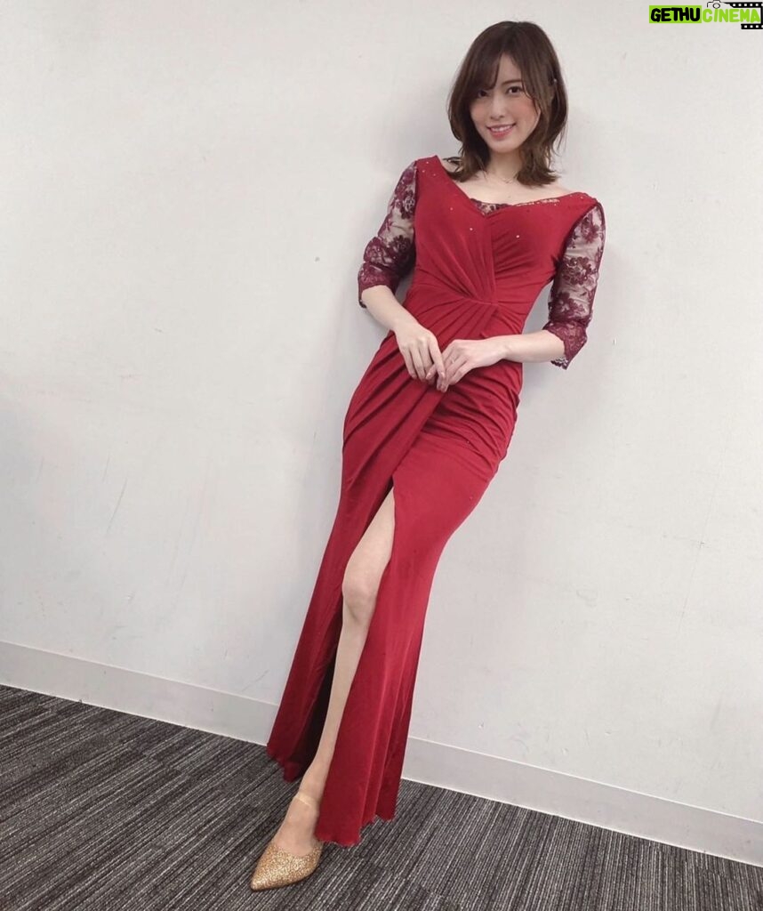 Jurina Matsui Instagram - 👠❤️ #赤珠理奈 #ドレス #赤 #スリット #レース #dress #red #ootd #photooftheday #👠 #❤️