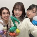 Jurina Matsui Instagram - 大好きなお姉ちゃんたちの愛に包まれて幸せな時間でした💜❤️💙 終わったあとすぐに撮影した動画もあるよ〜🥰 次は真那との2ショット載せますね🫶🏻🫶🏻🫶🏻 今日は睡魔が…🥹🙏 それでは皆様❤️ 夢の中でお会いしましょう💤 #大好き #幸せ #ありがとう #おやすみ #大矢真那 #佐藤実絵子 #お姉ちゃん #妹 #1期生 #15周年 #mif2023 Nagoya-shi, Aichi, Japan