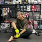 Justin Cheung Instagram - Let’s take a break 🫀🫁🧠 Thx coach @jason_583 sponsored by @wdt_fightgear WhiteDragon Club