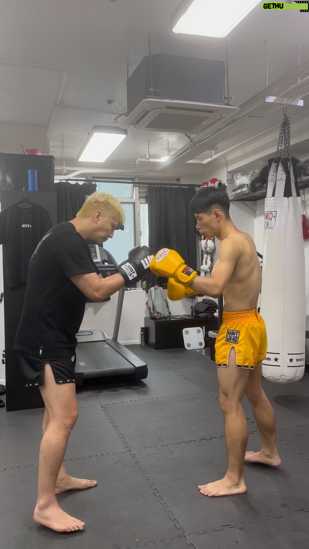 Justin Cheung Instagram - 辛苦細孖齋練防守,Respect 🫡 我盡量攞晒學咗兩個幾月嘅貨仔出招,仲要重磅過佢⋯ 但唯一要做就係專心進攻如果唔係就嘥咗大家啲力,換個位置我都希望對方認真,咁先知有咩位可以進步🥊 Thx coach @jason_583 Sponsored by @wdt_fightgear Camera by @mr.mmeelloo #細孖鎖得好穩 #相差幾十磅啲力爭好遠 #齋進攻都chur爆咗我 WhiteDragon Club