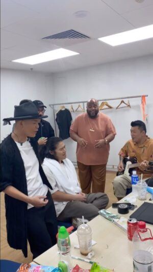 Justin Lo Instagram - And I thot I m the singer…