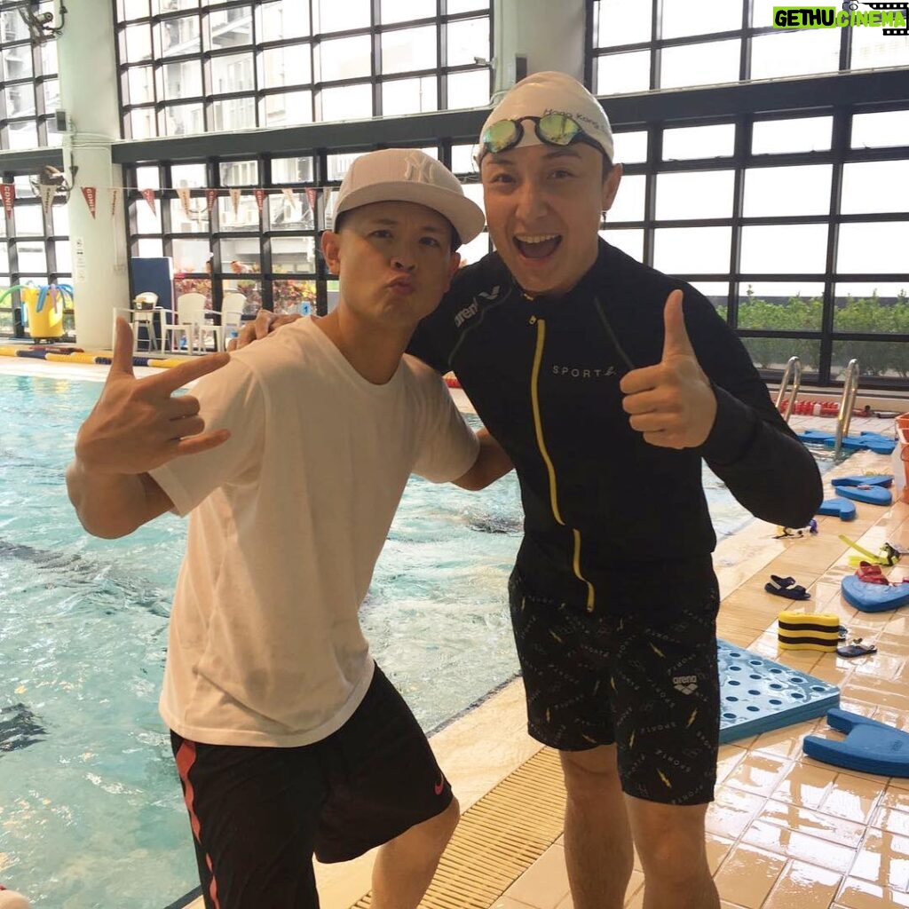 Justin Lo Instagram - Thank u coach Alex @alexfongliksun @hkswimmingacademy