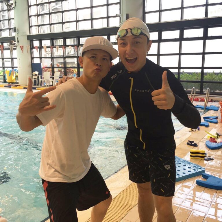 Justin Lo Instagram - Thank u coach Alex @alexfongliksun @hkswimmingacademy