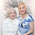 Justin Vivian Bond Instagram - 10 years ago we celebrated Carol Channing’s 93rd birthday at Town Hall in a show produced by @the_danielnardicio. What fun we had! I loved that woman. I learned so much from her. If there’s a heaven I imagine she’s up there shocking and confusing God while he fetches her a Pinot Grigio. Her actual birthday was Jan 31. But we can celebrate her any day any time -and we do!!! #carolchanning #justinvivianbond #glamourisresistance #broadwaylegend #womenofcomedy #hellodolly #raspberries #jazzbaby #ianmckellen Town Hall NYC