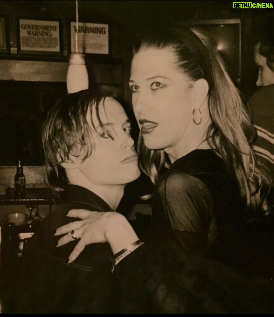Justin Vivian Bond Instagram - Frow back Friday. This just materialized. Back in le day with #jackiebigalow 🖤🖤🖤