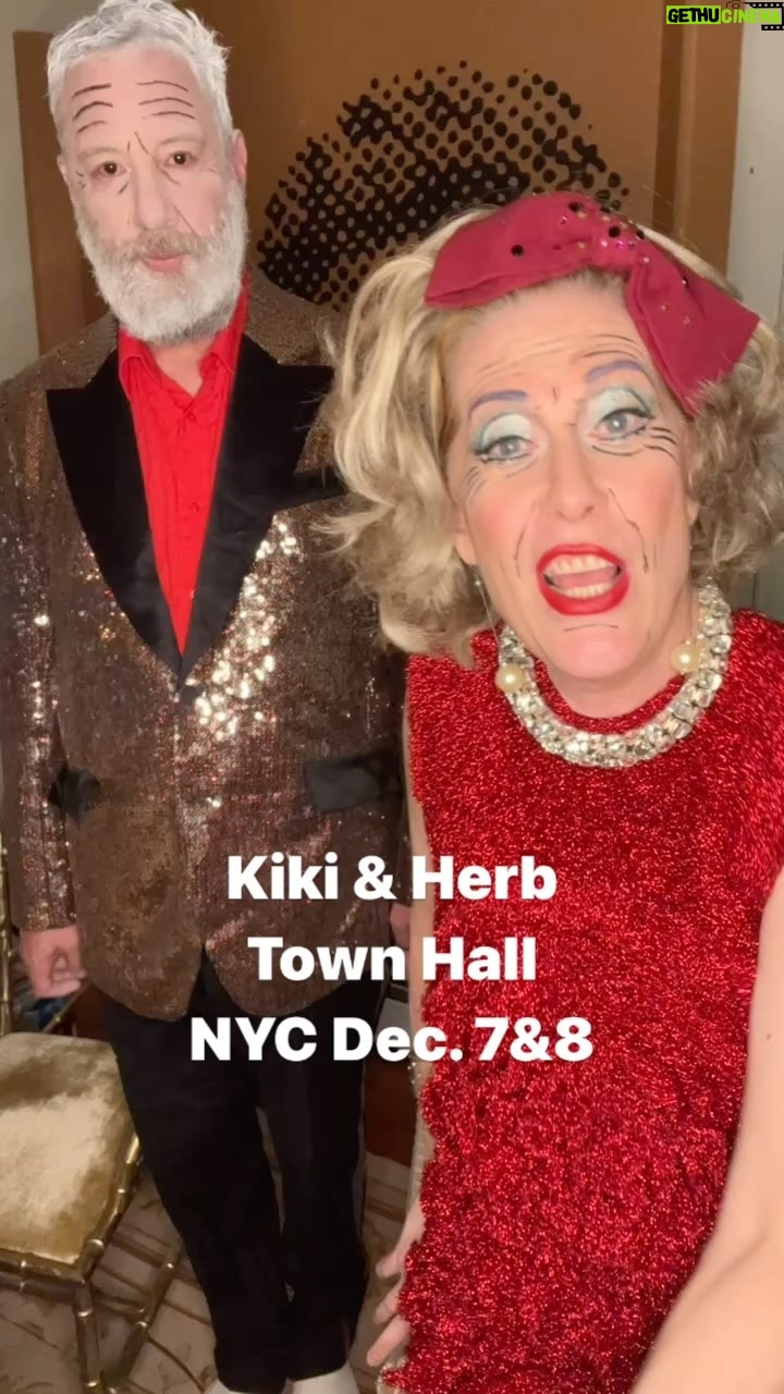 Justin Vivian Bond Instagram - Kiki & Herb Holiday Tour Dec 6-16 🎄⭐️❤️ Link for info & Tix in my profile