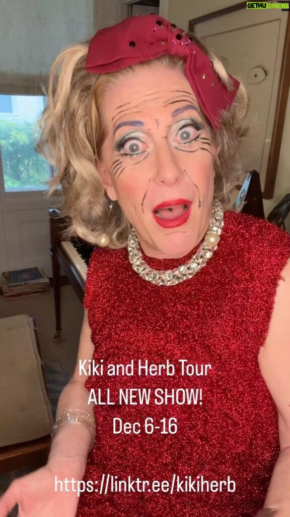 Justin Vivian Bond Instagram - Kiki and Herb Tour ALL NEW SHOW! Dec 6-16 https://linktr.ee/kikiherb