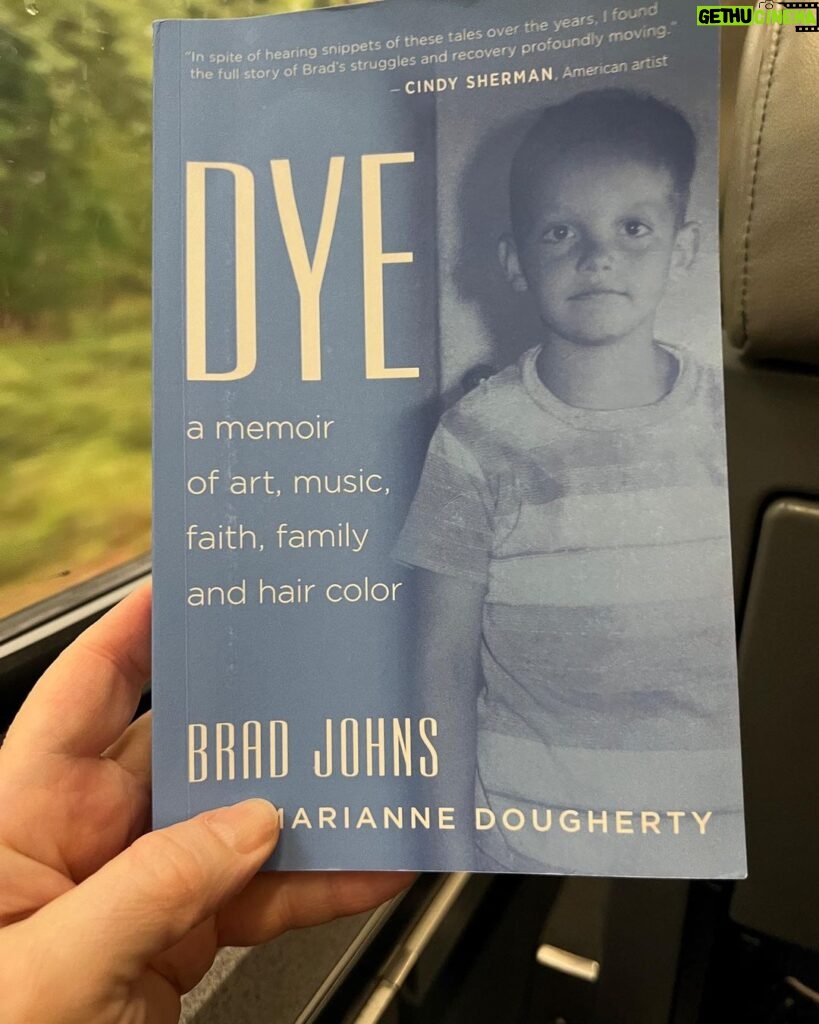 Justin Vivian Bond Instagram - @bradjohns333 was my colorist for years. He made me the blonde I am today. Of course we shared all kinds of stories while I was in his chair, but reading this memoir was really moving and inspiring. A wonderful side benefit was a journey through NYC from the 70s to the present. Also, what a great title for a memoir, DYE.