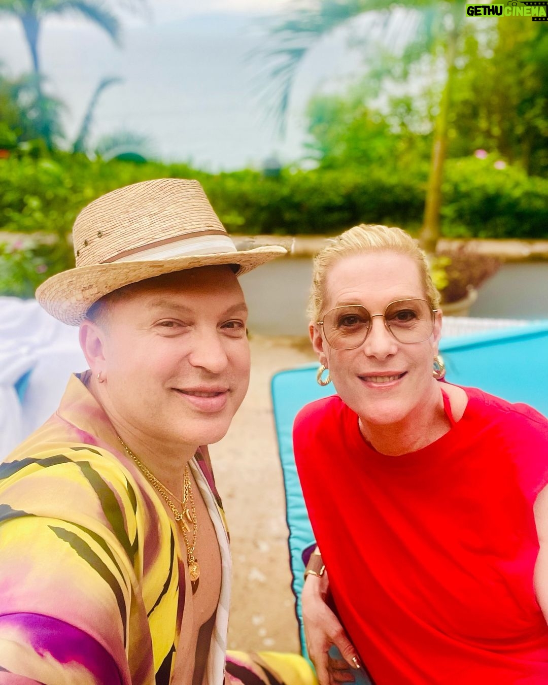 Justin Vivian Bond Instagram - Yesterday I spent the afternoon with this force of nature and learned a thing or two about poolside glamour. Thank you @darcydrollinger for the glorious day! Zona Romántica, Puerto Vallarta