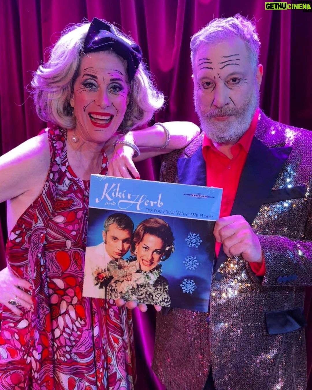 Justin Vivian Bond Instagram - It’s here! Our double vinyl record is now available and ready to ship! You can order it through the link in my bio or pick up your copy at one of the stops on our @kikiandherb tour which kicks off in DC next week! Happy Holidaze! #doyouhearwhatwehear #kikiandherb #christmasmusic #holiday #tistheseason #holidaze #queermusic