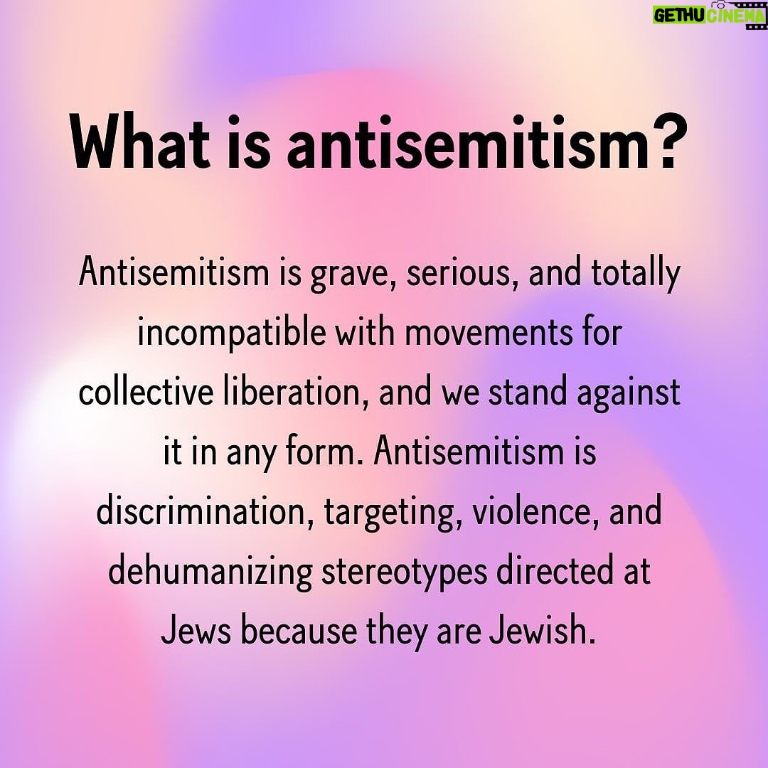 Justin Vivian Bond Instagram - Food for thought. Repost from @jewishvoiceforpeace • Right now, there’s a lot of pain and fear and grief for so many communities. We all want to feel safe, to feel beloved in our community and welcomed in the world. And right now, that’s just not the case. Not for us as Jews, not for our Muslim friends and family, and not for Palestinians and those who speak up for Palestinian freedom. We know that we’re most safe when we all stand together, we’re most welcomed when we stand up for the rights of others, and that we feel most cherished when others stand up for us. Which is precisely why higher walls, bigger guns, and more war-mongering can’t and won’t keep us safe. And why it’s so important that we have clarity about what is threatening our communities, and what isn’t. War mongers try to make it hard, but it’s actually really clear and simple: fighting for Palestinian freedom, against Islamophobia, and against antisemitism are intertwined. We won’t rest until we’re all safe. –– We worked with our partners at the PARCEO resource and education center to offer some explainers for ourselves and our beautiful movement, for how to dismantle antisemitism in this moment while also resisting the intentional and dangerous conflations that harm our intersectional movements for justice and put our communities at risk. Check out the full explainer at the link in our bio.