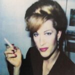 Justin Vivian Bond Instagram - Ghosts of an Absolutely Fabulous past! Happy Halloween, Sweetie Darling @luke_jet_ace 💋!!! Brooklyn, New York