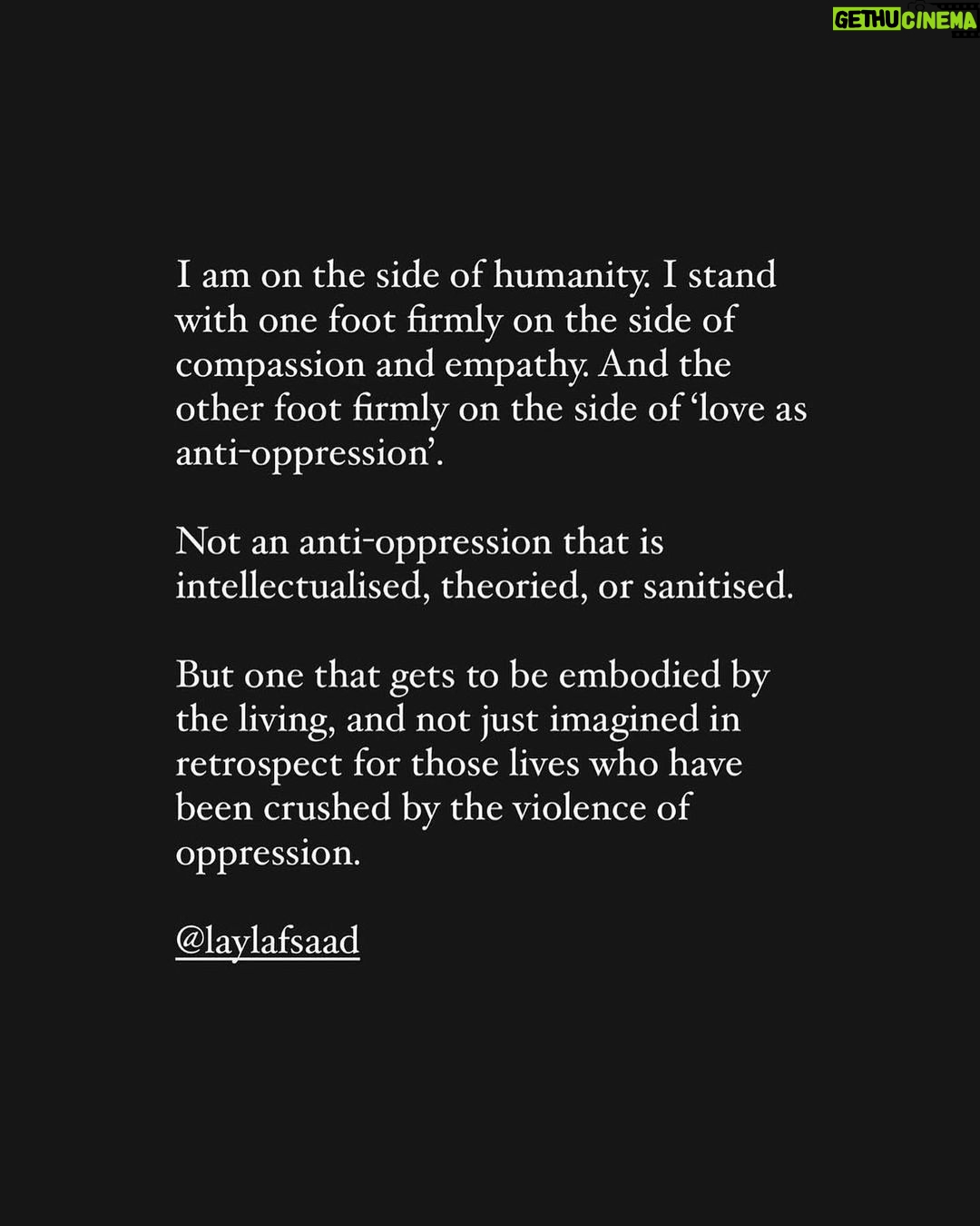 Justin Vivian Bond Instagram - I have been keeping my mouth shut about the horrific situation in the Middle East because the complexity of it has been overwhelming and I didn’t want to say the wrong thing. Sorry if it has seemed like I haven’t been paying attention. My heart has been breaking for the people of Israel and Gaza. Today I read this post and it seemed to crystallize what I’ve been working towards in my head and heart and I’m so grateful to Layla F Saad for her thoughtful and empathetic post. I thought I would share it in case you haven’t had a chance to read it yourselves. I am praying for peace and for our better angels to lead us out of this nightmare and prevent the slaughter of more innocent people. I’m turning off the comments for this post because I really don’t have the bandwidth for any more venom.