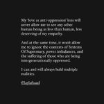 Justin Vivian Bond Instagram - I have been keeping my mouth shut about the horrific situation in the Middle East because the complexity of it has been overwhelming and I didn’t want to say the wrong thing. Sorry if it has seemed like I haven’t been paying attention. My heart has been breaking for the people of Israel and Gaza. Today I read this post and it seemed to crystallize what I’ve been working towards in my head and heart and I’m so grateful to Layla F Saad for her thoughtful and empathetic post. I thought I would share it in case you haven’t had a chance to read it yourselves. I am praying for peace and for our better angels to lead us out of this nightmare and prevent the slaughter of more innocent people. I’m turning off the comments for this post because I really don’t have the bandwidth for any more venom.