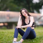 Juthapich Indrajundra Instagram - Sit with me, won’t you?🐒 Benchakitti Park
