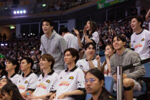 Juthapich Indrajundra Instagram - Go Cheetah 🐆 🫶🏻🤍📣 #gmmtvstarlympic