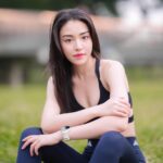 Juthapich Indrajundra Instagram - Sit with me, won’t you?🐒 Benchakitti Park