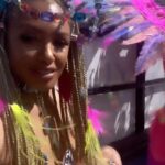 K.D. Aubert Instagram - Best Time Everrr! 🇹🇹 SUBSCRIBE TO MY IG for Behind The Scenes 🇹🇹“Watch the over head lines!” 😆😆😆 Thanks for the beautiful wardrobe @yumavibe #trinicarnival Port of Spain, Trinidad and Tobago